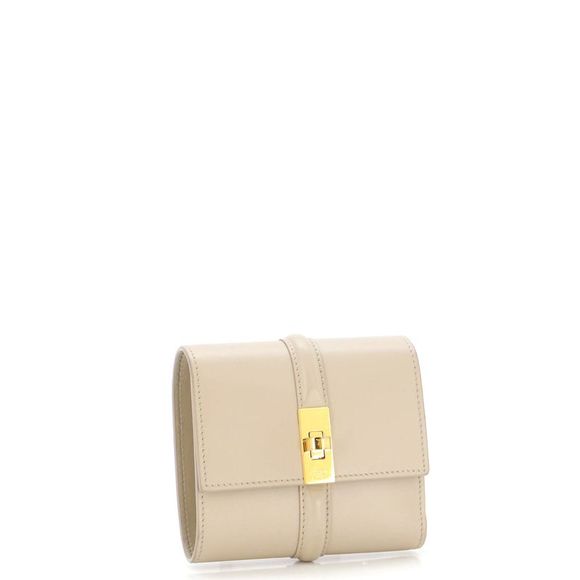Celine 16 Trifold Wallet Leather Small Neutral - Picture 3 of 6